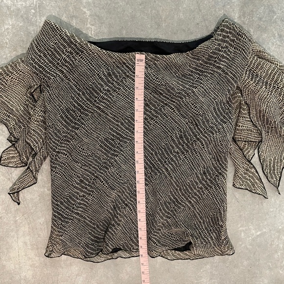 Robbie Bee Vintage 2 Piece Silk Skirt Set 12 Asymmetric Fairycore Whimsical 90s - Picture 9 of 12